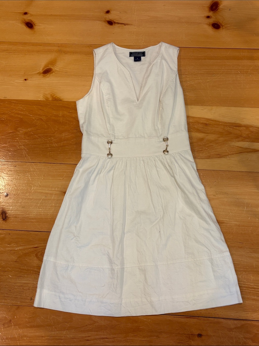 Vineyard Vines for Kentucky Derby V-Neck Dress with Horse Bit Accents